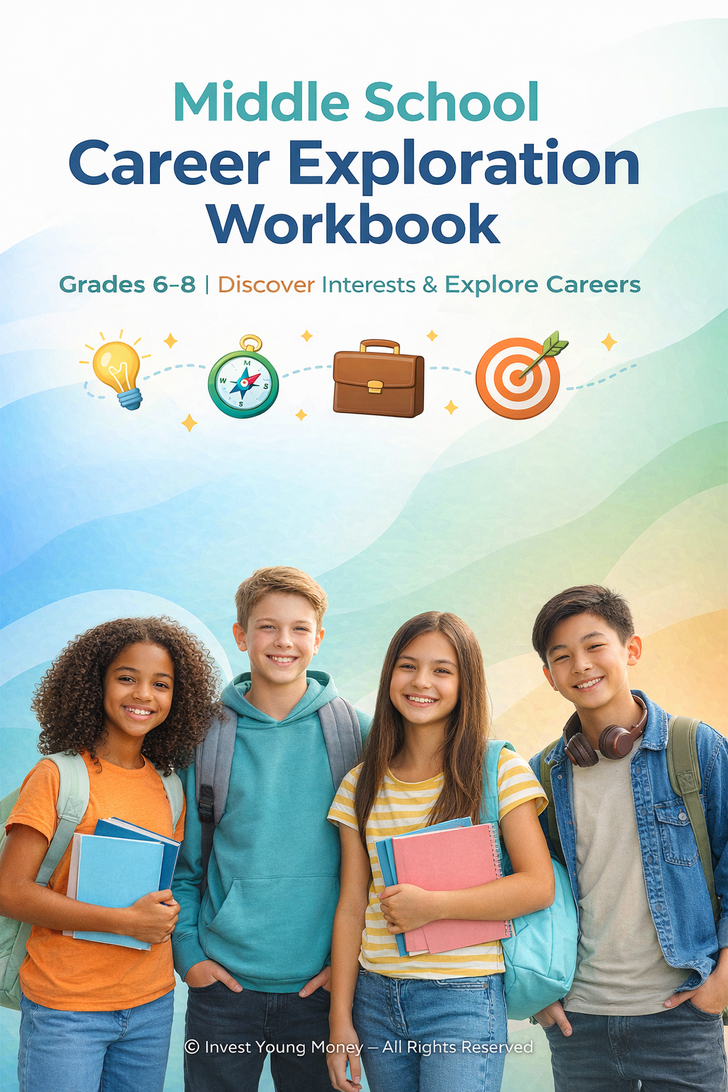Middle School Career Exploration Workbook (Grades 6–8) | Life Skills & Career Readiness Printable PDF