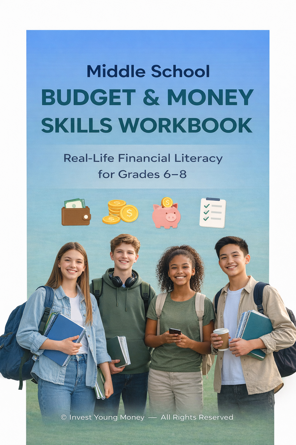 Middle School Budget & Money Skills Workbook (Grades 6–8) | Printable Financial Literacy PDF