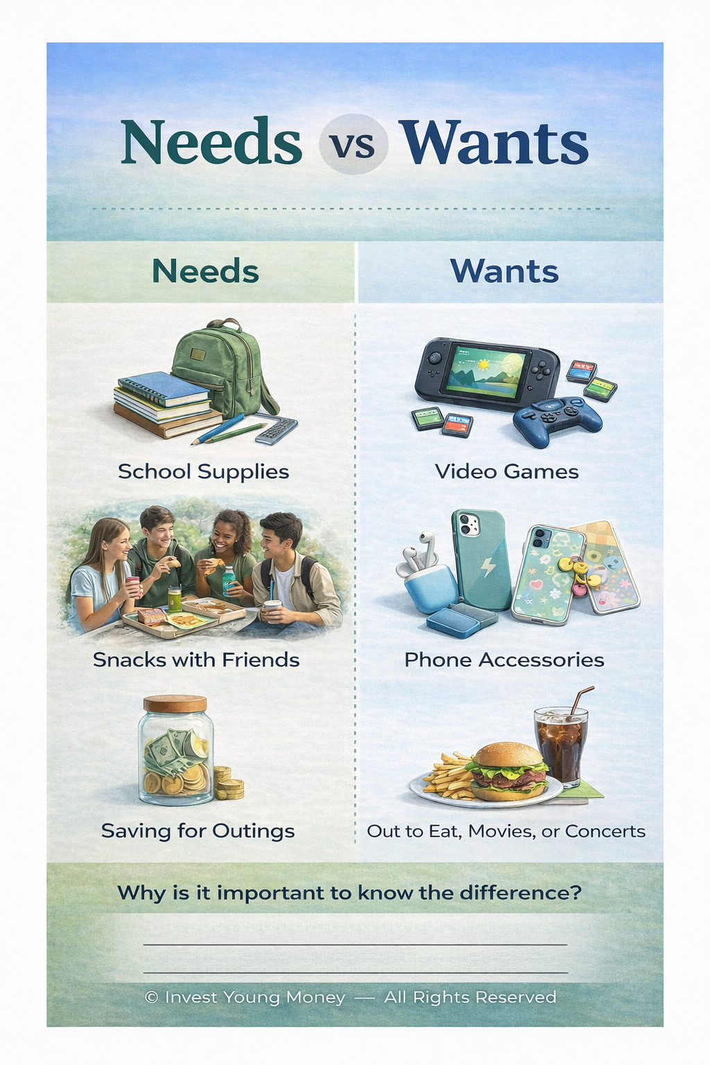 Middle School Budget & Money Skills Workbook (Grades 6–8) | Printable Financial Literacy PDF