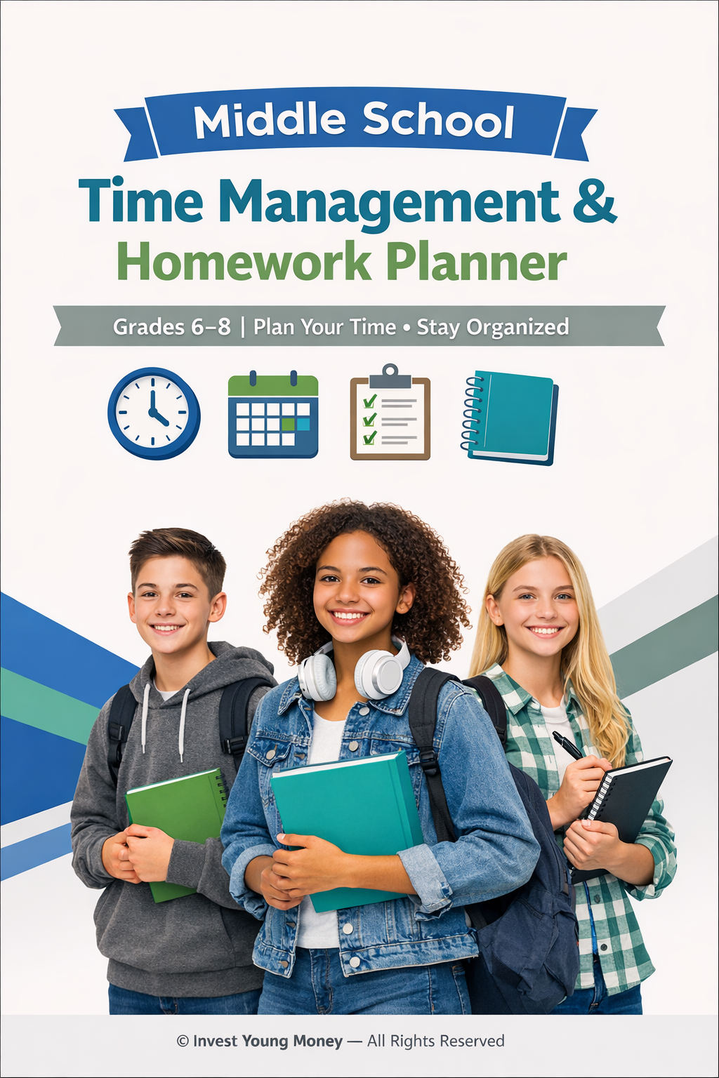 Time Management & Homework Planner | Printable Student Planner PDF