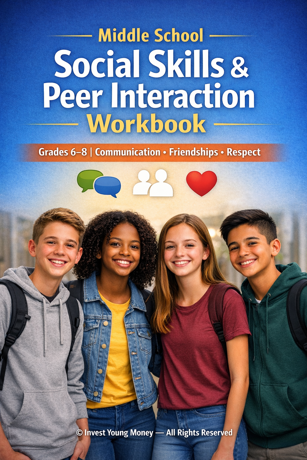 Social Skills & Peer Interaction Workbook (Printable Digital PDF)