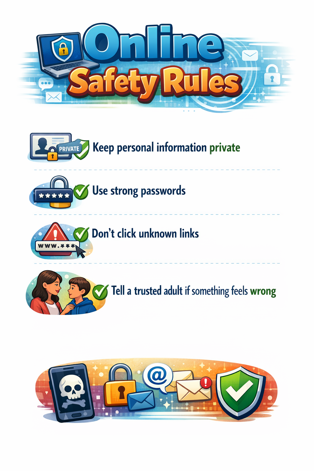 Middle School Digital Citizenship & Online Safety Pack | Printable PDF