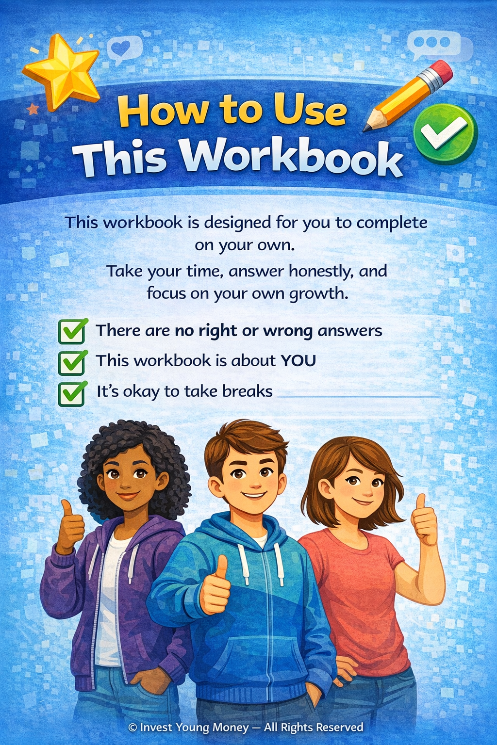 Middle School Goal-Setting & Motivation Workbook (Printable Digital PDF)