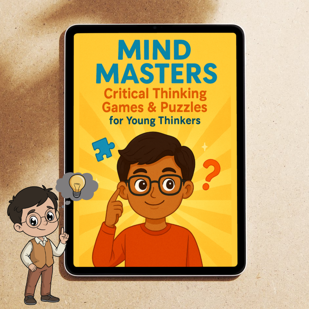 Elementary Mind Master | Critical Thinking Games for Kids | Brain Boosting Puzzles & Logic Activities for Young Thinkers | Printable Learning Workbook
