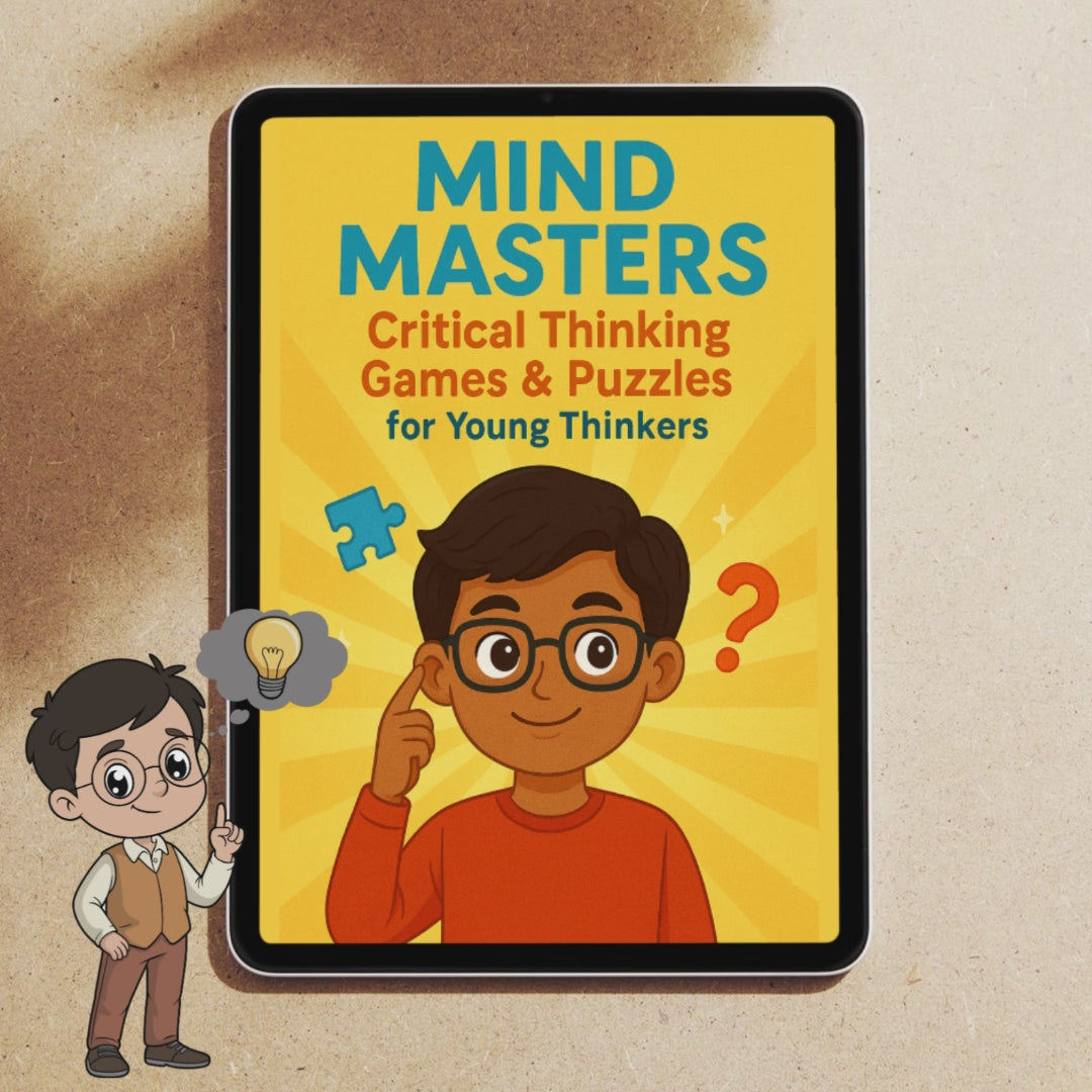 Elementary Mind Master | Critical Thinking Games for Kids | Brain Boosting Puzzles & Logic Activities for Young Thinkers | Printable Learning Workbook