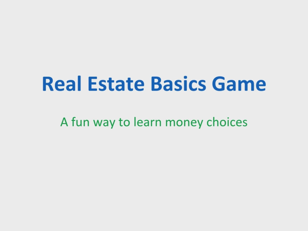 Real Estate Basics Card Deck Game